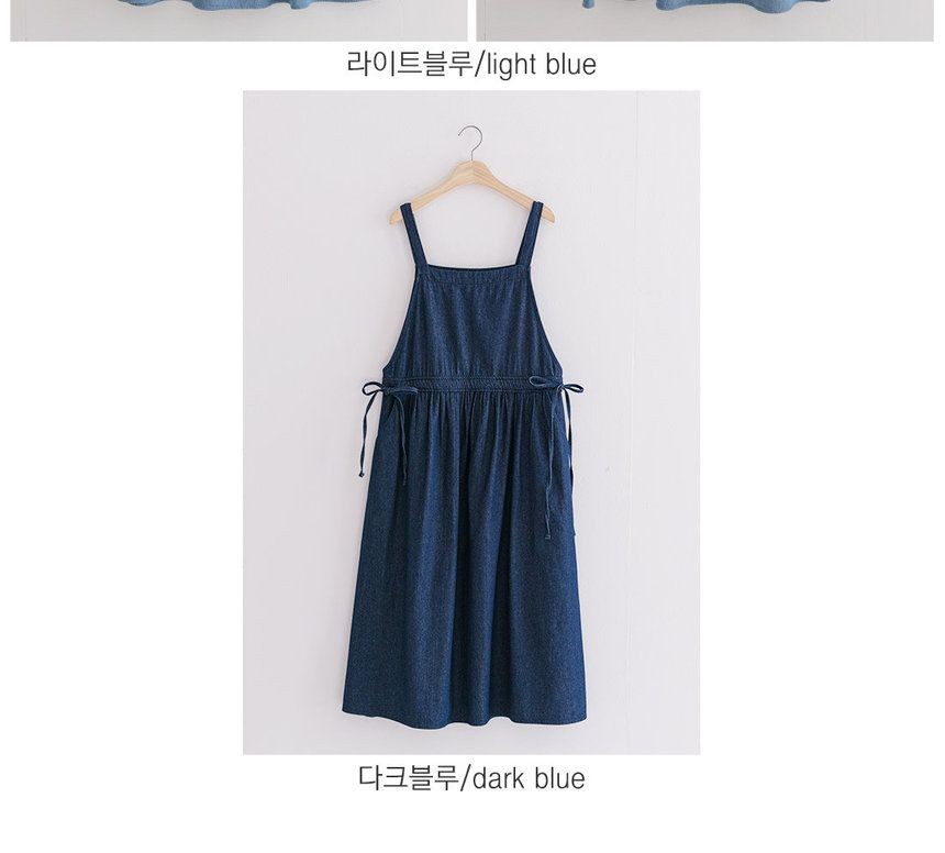 dark blue overall dress United By Blue Corduroy Overall Dress