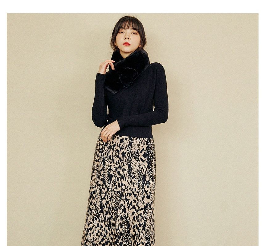 Mikiko - Floral A-Line Midi Skirt