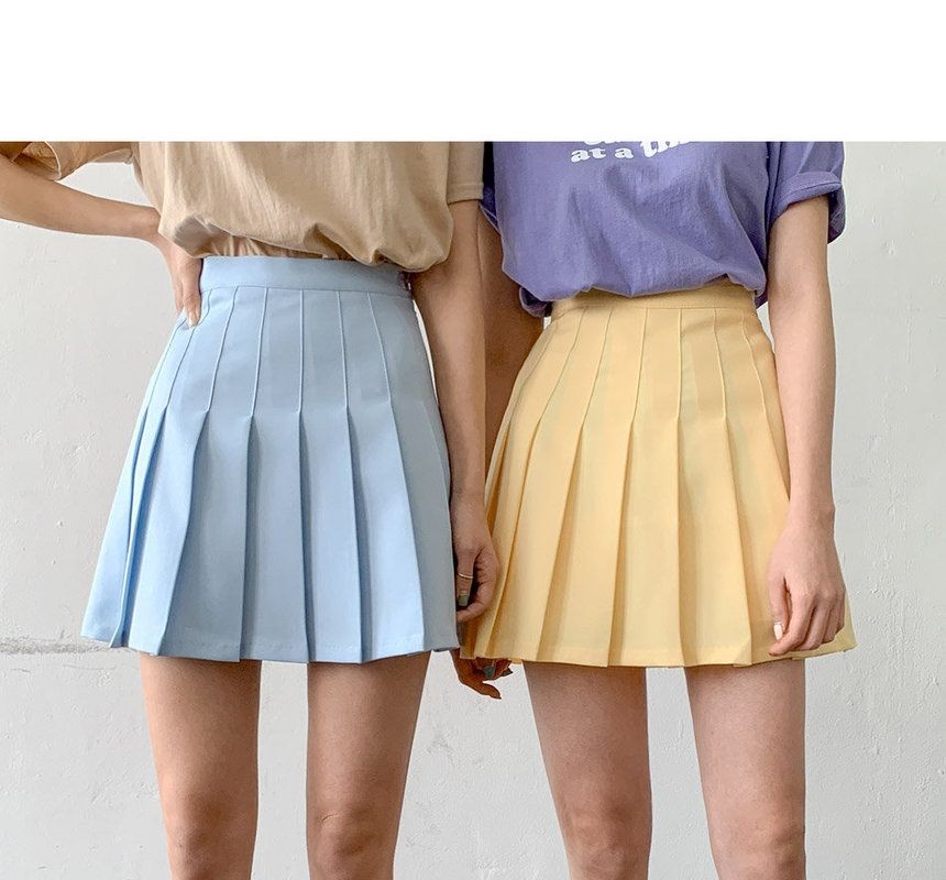 Pleated tennis skirt korean best sale