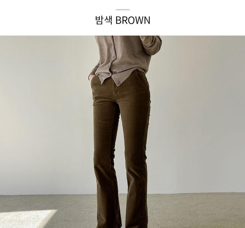 Boot Leg Corduroy Pants