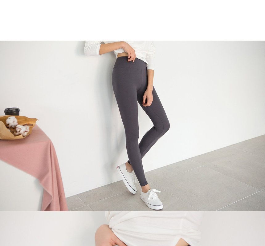 brushed fleece leggings