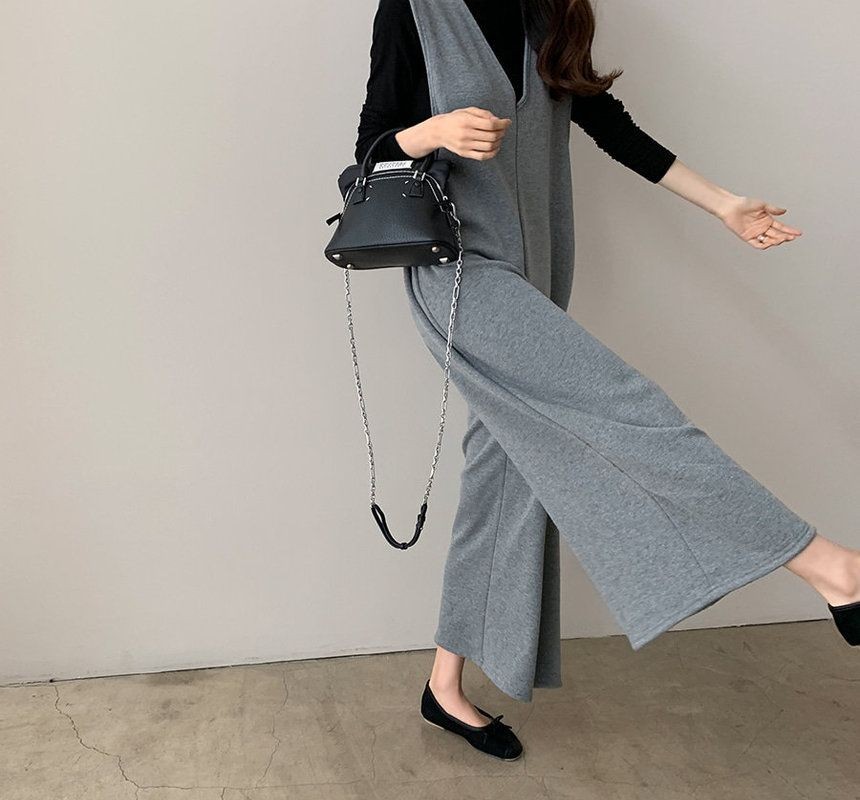 fleece lined jumpsuit